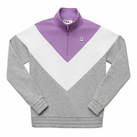 Fila Women's 1/4 Zip Sweatshirt Track Jacket Fleec - Picture 1 of 6